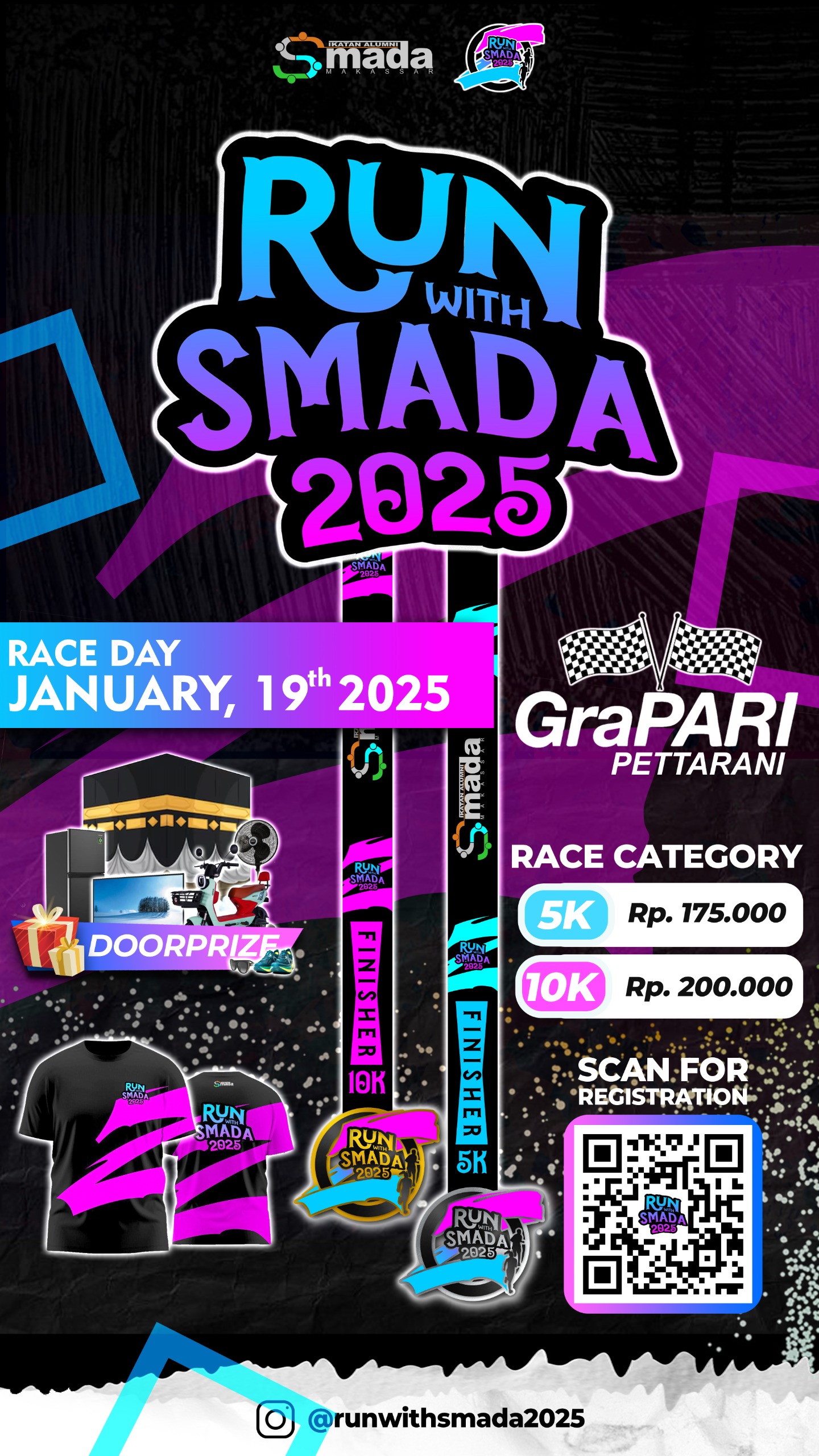 RUN WITH SMADA 2025: Fun Run untuk Semua