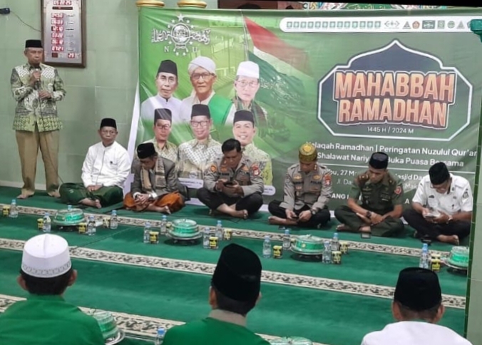 Meriahnya Acara Puncak Halaqah Ramadan PCNU Makassar di Masjid Darul Ma'arif