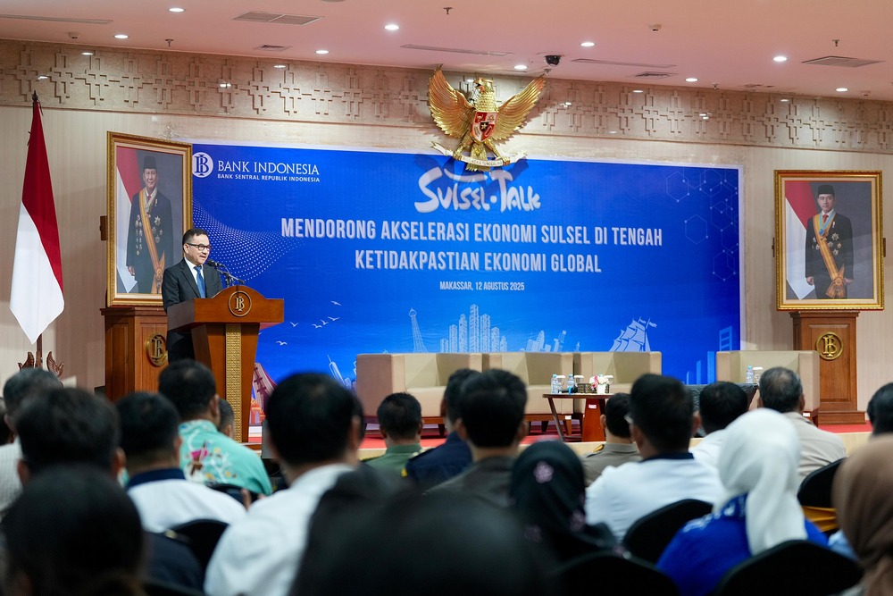 "Sekda Sulsel Apresiasi Peran BI dalam Fasilitasi Forum Sulsel Talk Hadapi Tantangan Ekonomi Global"